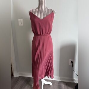 Mauve Cross Design dress